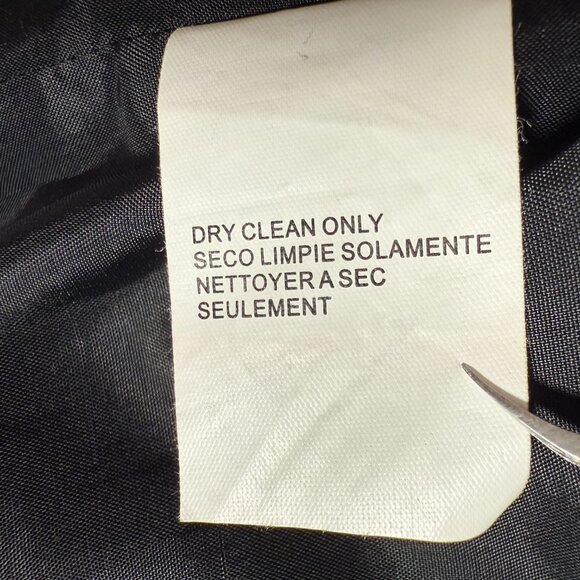 Bebe Blazer Women Size 6 Gray Wool Blend One-Button Office Jacket Lined EUC - Picture 10 of 13